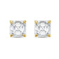 Diana M Jewels - 12.00 Cts Lab Grown Asscher Cut Stud Earrings