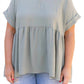 Entro - EDGY PLUS: Landy Babydoll Short-Sleeve Top