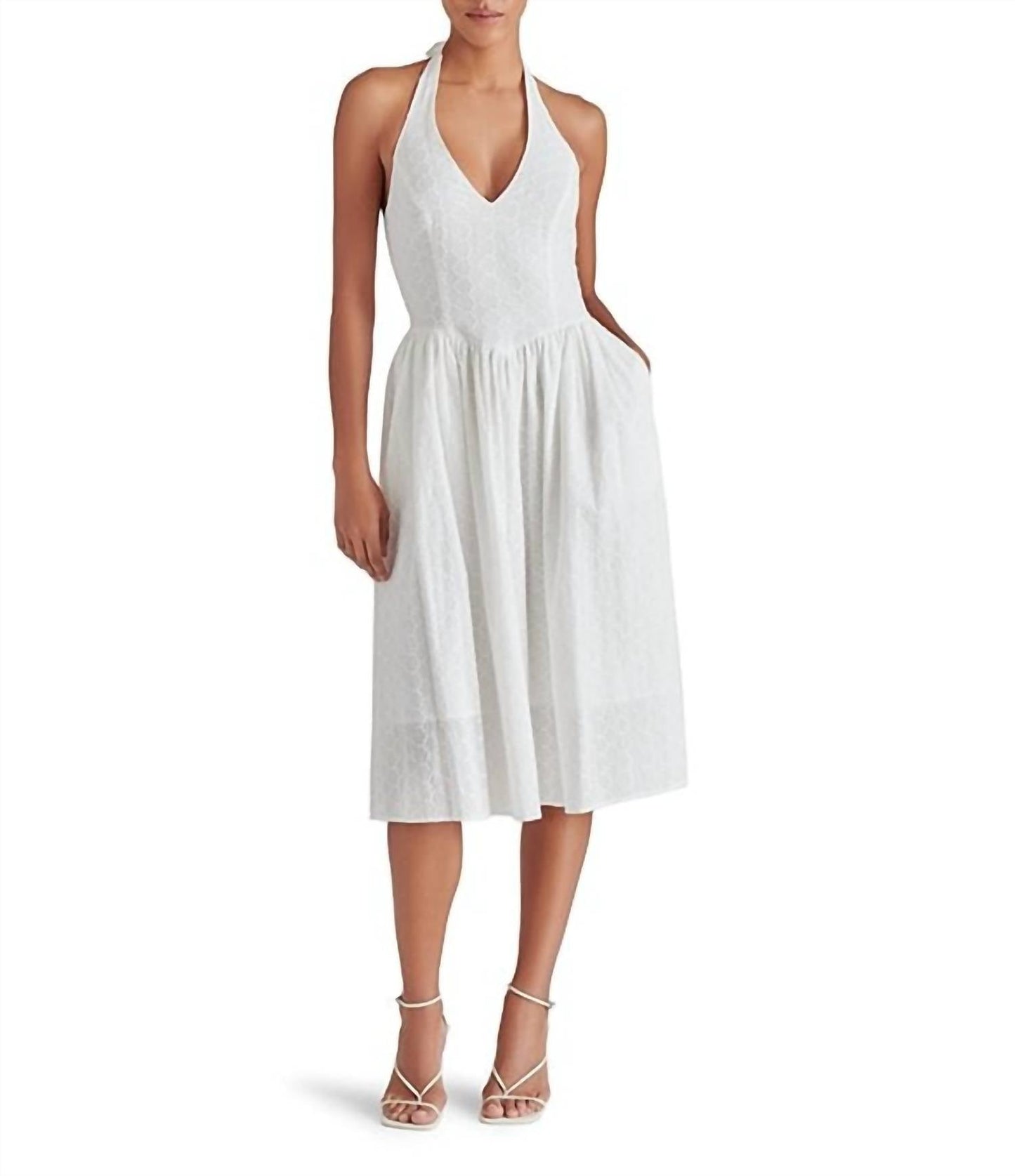 Steve Madden - Ressi Eyelet Halter Dress