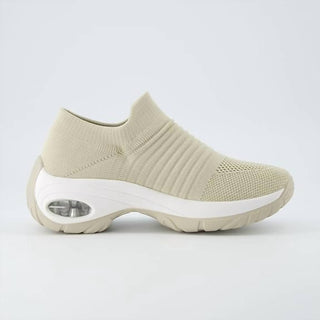 Cushionaire - Women's Breeze Stretch Knit Slip On Sneaker
