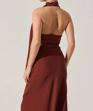 Astr - Hilaire Halter Midi Dress