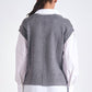 Elan - Andrea Sweater Vest/Shirt Combo