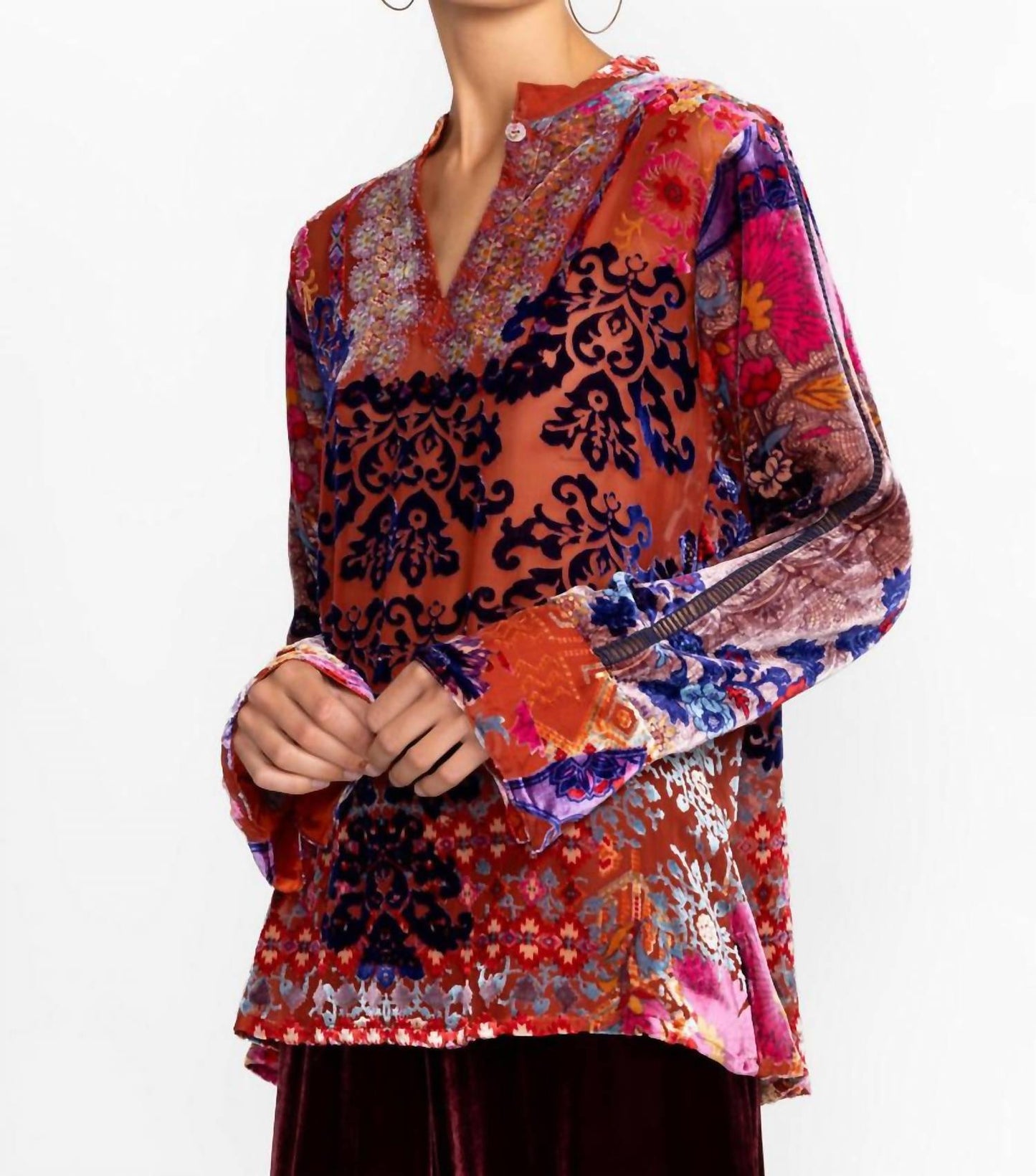 Johnny Was - Syriah Burnout Enta Blouse
