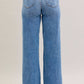 Judy Blue - Mid-rise Retro Wide Leg Jeans