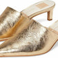 Dolce Vita - Women's Lexy Pointed Toe Kitten Heeled Slip On Mules