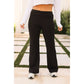 Julia Rose - Deluxe Paige Foldover Tummy Control Yoga Leggings