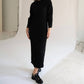 Mima Rosso - Micro Pleated Maxi Dolman Dress
