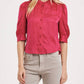 Another Love - Nima Ruffle Neck Button Up Blouse