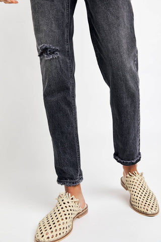 Free People - Zuri High-rise Mom Jeans