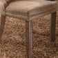 Nikki Collection Modern Tufted Velvet Upholstered Dining Chair - 2 Pieces, Khaki