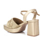 Xti - WOMEN'S HEELED PLATFORM SANDALS