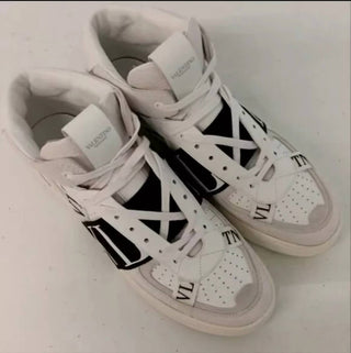 Valentino Garavani - Men's Mid-top Calfskin Vl7n Sneakers With Bands