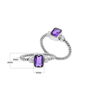 Bali - Women's Amethyst Quartz Ring