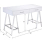 Coleen - High Gloss Writing Desk With USB
