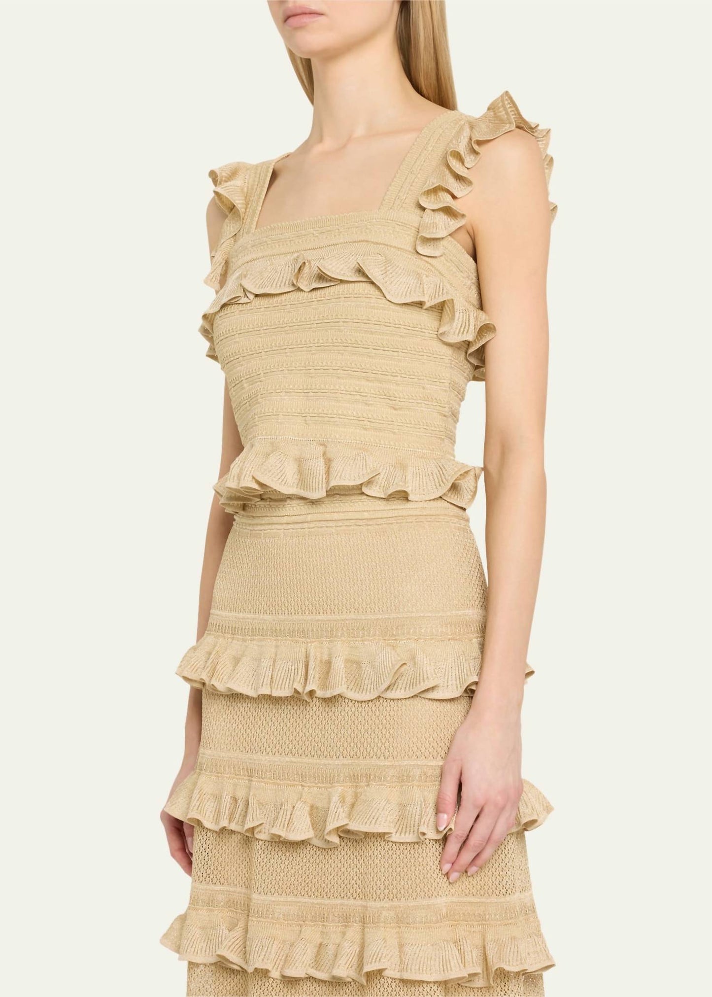 Zimmermann - Illuminate Lace Frill Cami Top