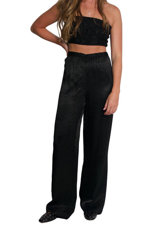 Enza Costa - Textured Satin Pants