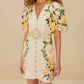Farm Rio - GARDEN CASCADE MINI DRESS