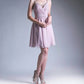 Cinderella Divine - Beaded Strap Cocktail Dress