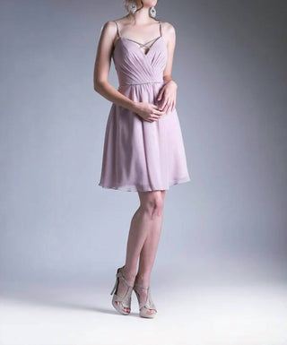 Cinderella Divine - Beaded Strap Cocktail Dress