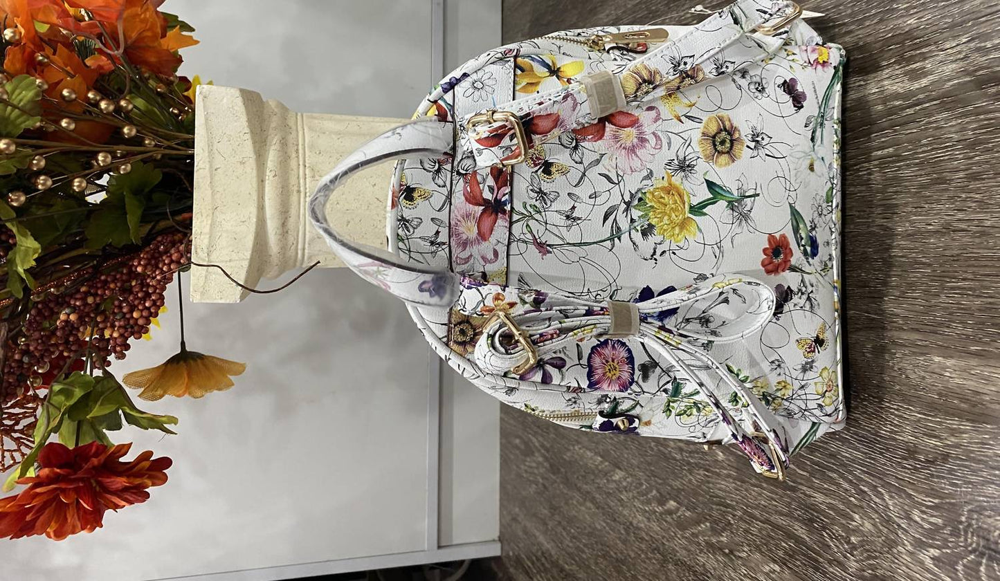 Jen & Co. - Women's Flower Backpack Purse