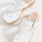 Stuart Weitzman - PEARL BUCKLE ESPADRILLE SANDAL
