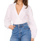 1.State - Faux-wrap Bodysuit