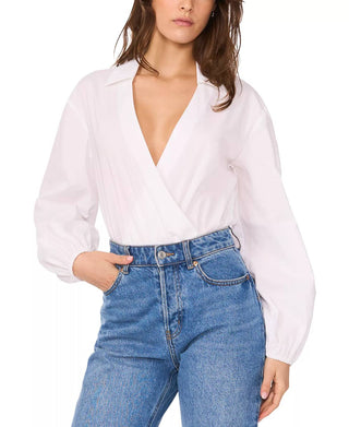 1.State - Faux-wrap Bodysuit