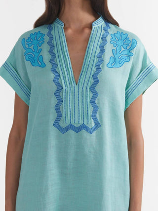 Saloni - Aree Kaftan Midi Dress