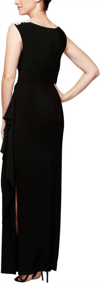 Alex Evenings - Embroidered Illusion Yoke Gown