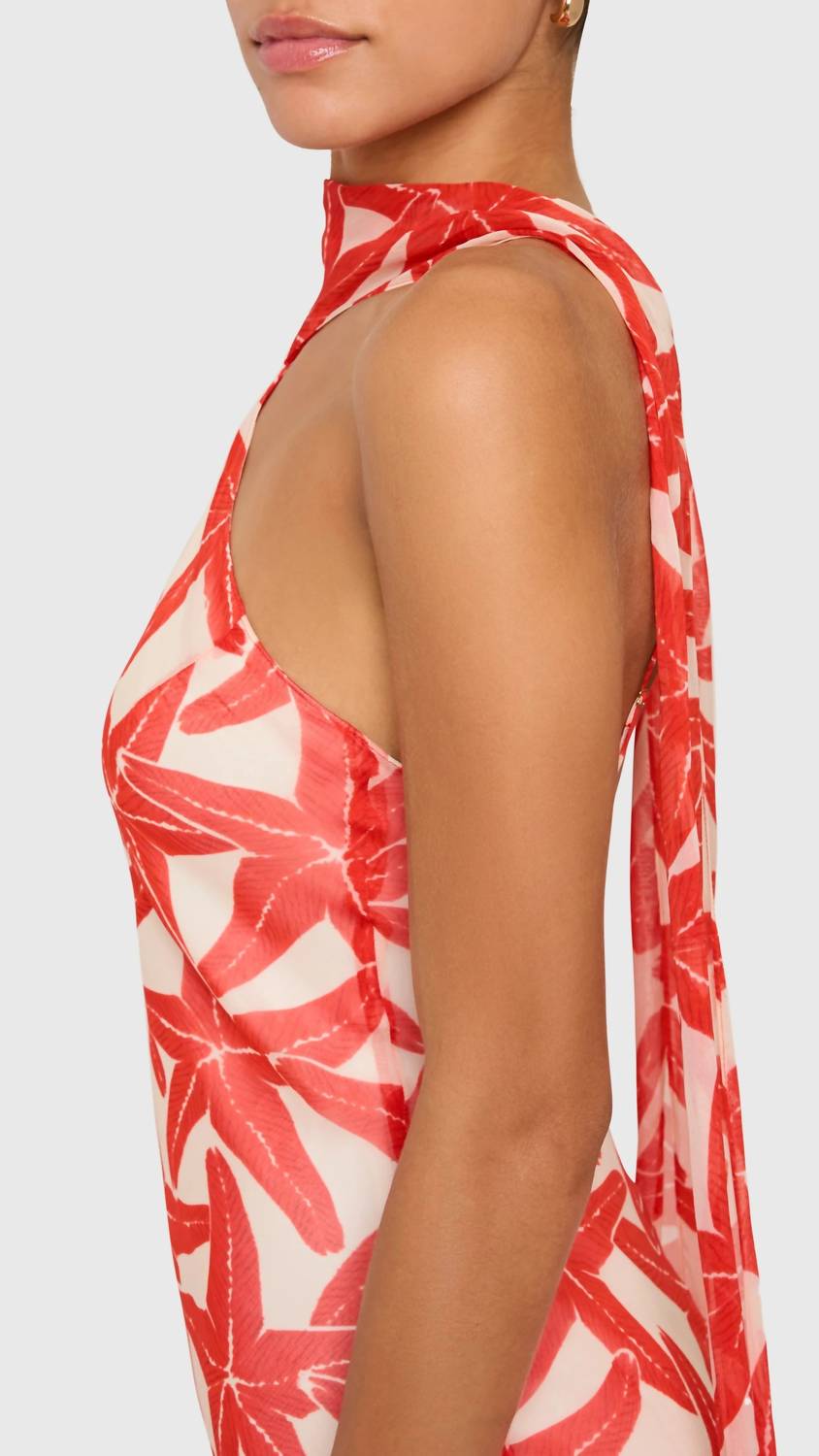 Amanda Uprichard - Ashton Halter Neck Maxi Dress