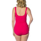 Maxine Of Hollywood - Center Shirred Girl Leg One Piece Swimsuit