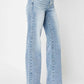 Judy Blue - Front Yoke Retro Wide Leg Denim Jeans