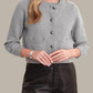 525 America - Lorena Crewneck Textured Sweater Jacket