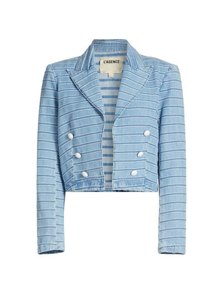 L'Agence - Dolly Crop Stripe Blazer