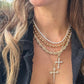 Joy Dravecky - Women's Naples 3 Prong Tennis Necklace