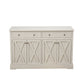 Vintage Sideboard With 2 Drawers And Four Doors For Living Room
