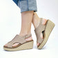 Corkys Footwear - Women's 'k Bye' Espadrille Wedge Sandal
