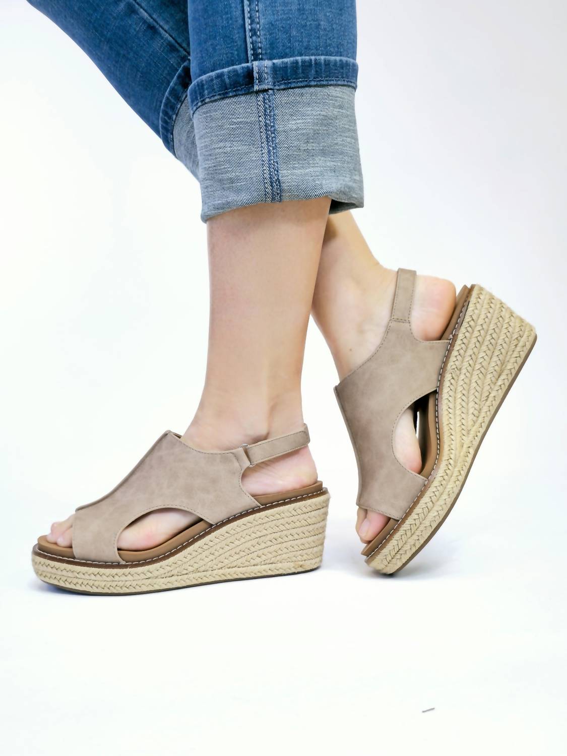 Corkys Footwear - Women's 'k Bye' Espadrille Wedge Sandal