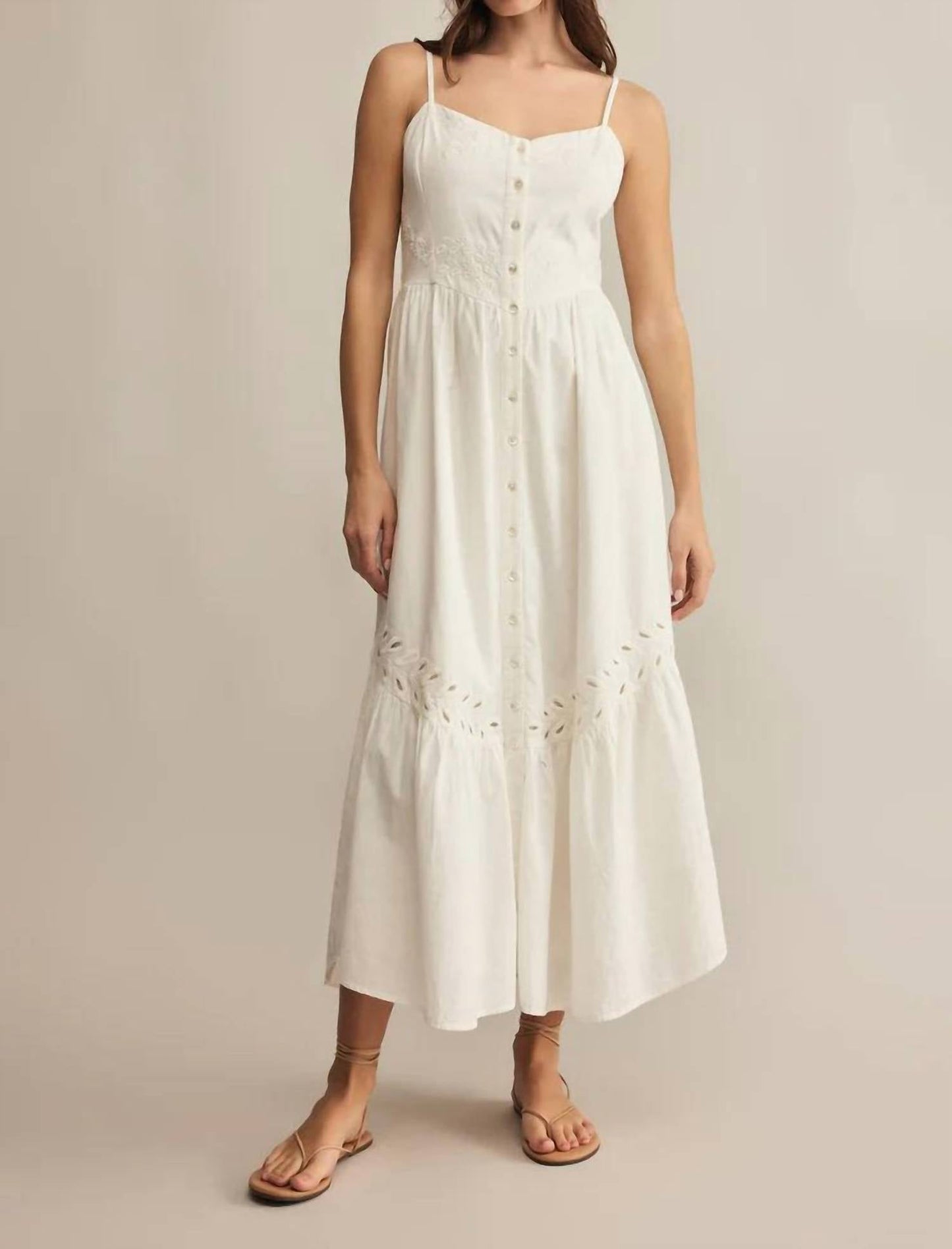 Z Supply - Citadelle Embroidered Maxi Dress