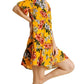 Umgee - Floral Ruffle Babydoll Dress