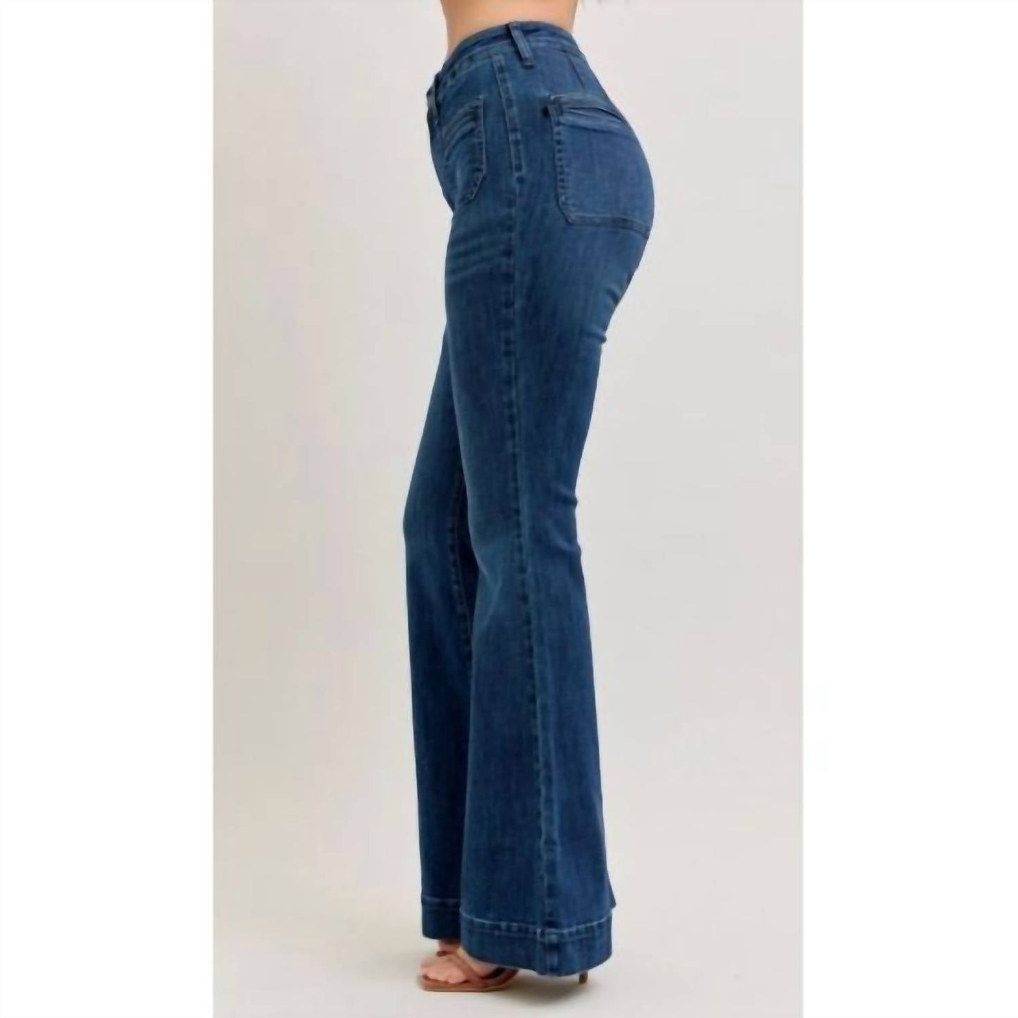 Judy Blue - High Rise Vintage Pockets Flare Jeans