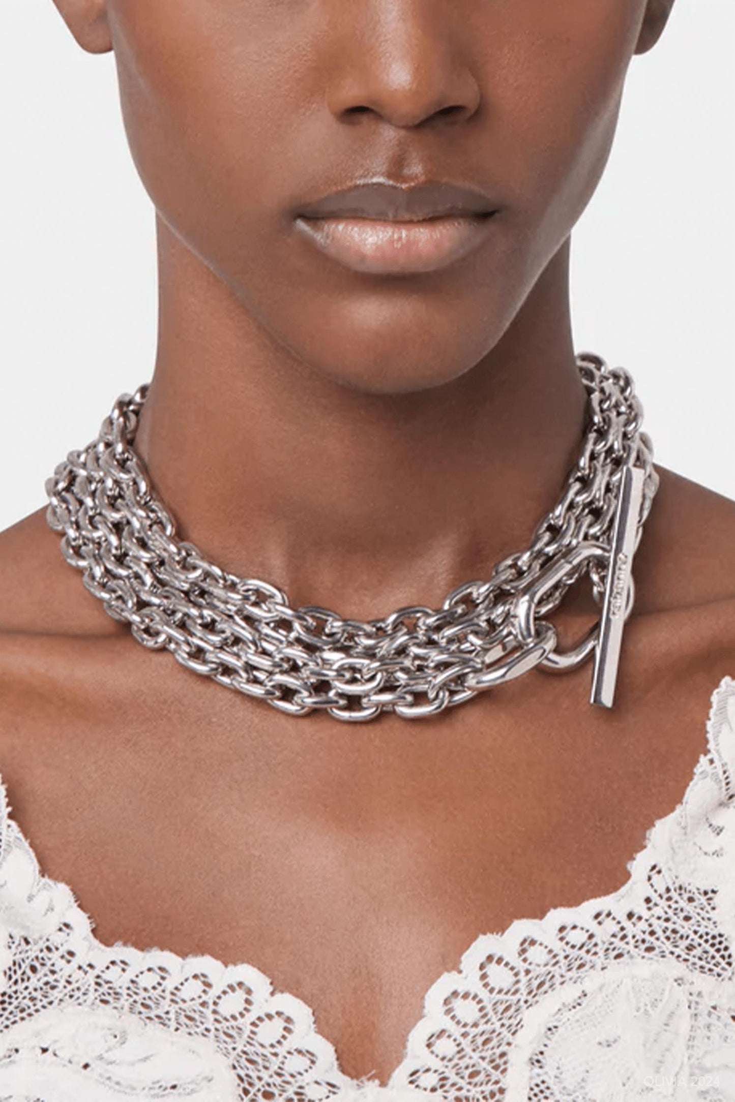 Rabanne - Women's Link Necklace