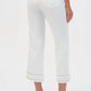 Joseph Ribkoff - Fringe Beaded Pull On Cropped Jean