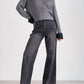 Elan - V-neck Attached Collar Sweater