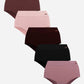 Danskin - Women's 5-pack Crochet Seamless Hipster Underwear