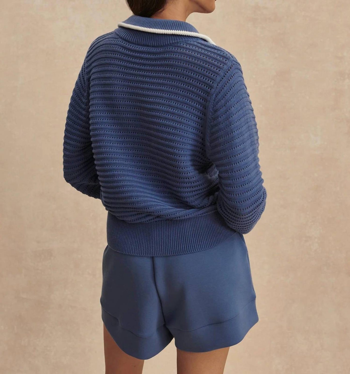 Varley - Morwenna Half Zip Knit Top
