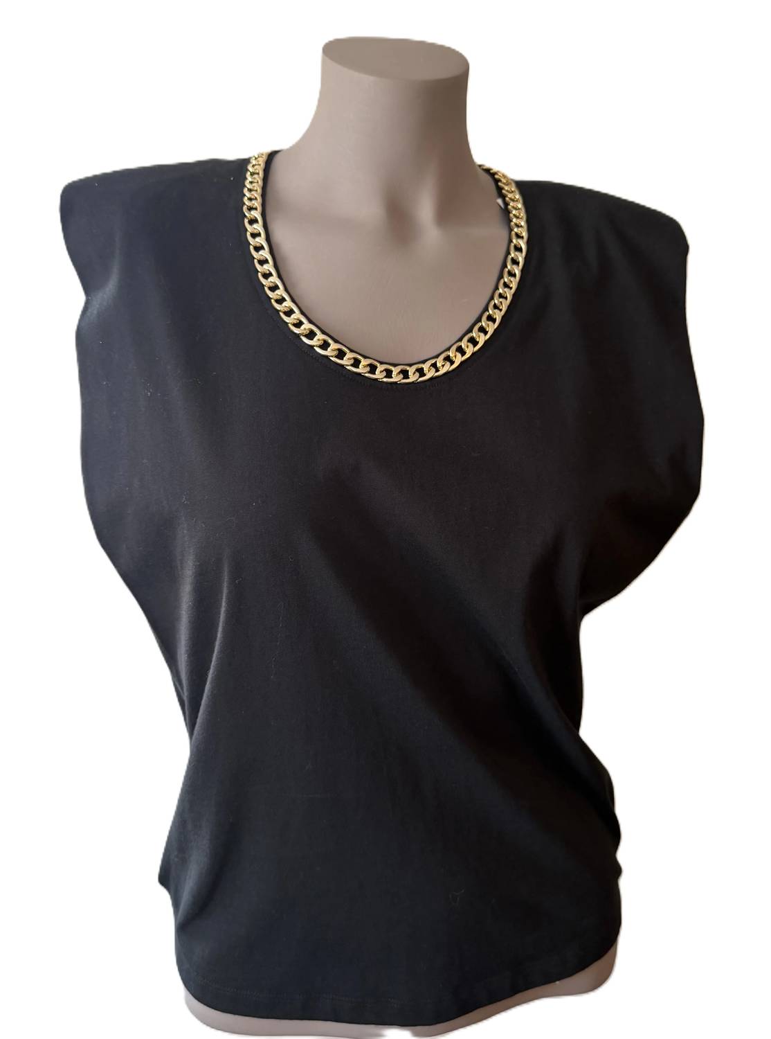 Generation Love - Women's U Neck Chain Link Top