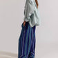 Free People - Day's End Linen Striped Pull-On Pants