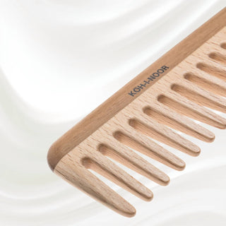 Koh-I-Noor Beauty Usa - Women's Legno Beech And Kotibe Wood Wide Tooth Comb