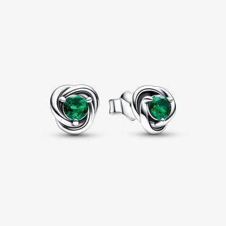 Pandora - Women's May Crystal Birthstone Eternity Circle Stud Earrings